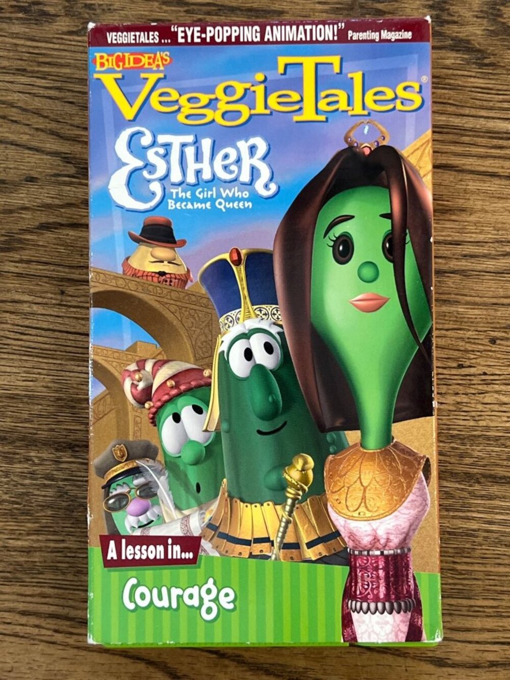 VeggieTales Esther The Girl Who Became Queen 2000 Movie VHS A Lesson In Courage